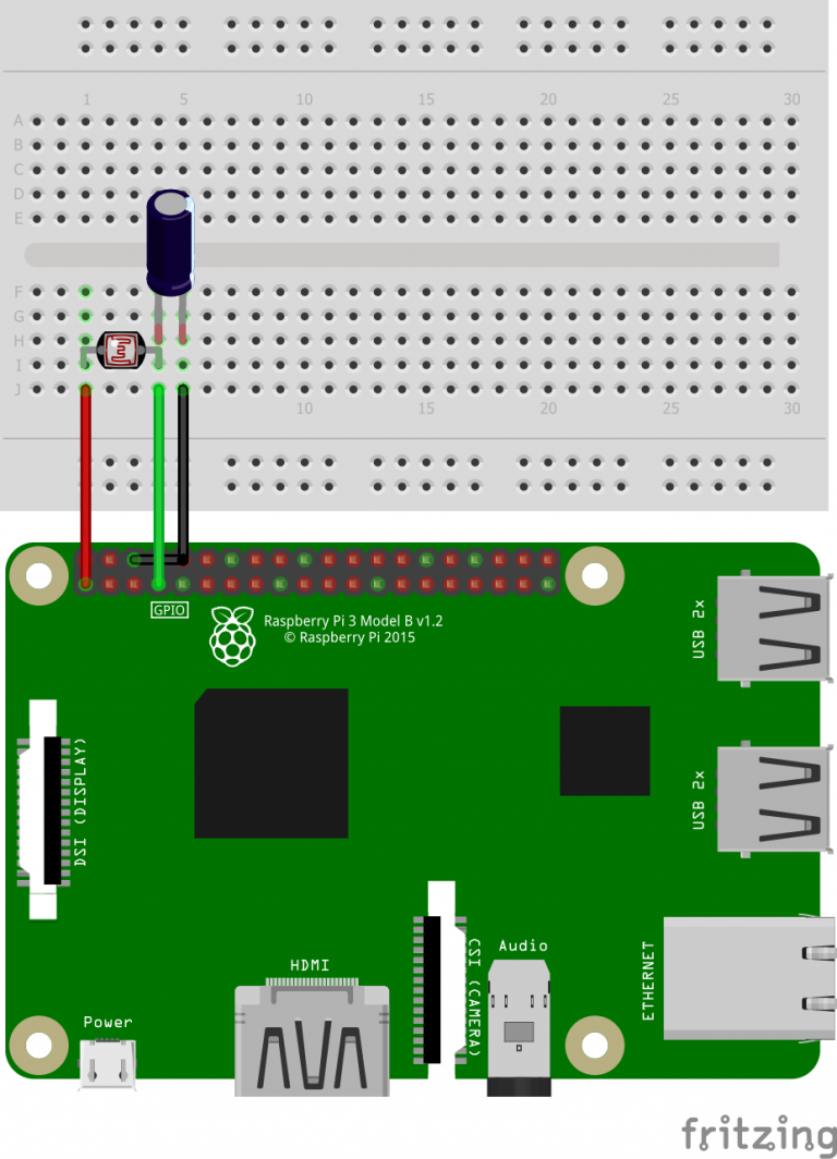 Interfacing Light Dependent Resistor LDR in Raspberry Pi - Iotguider