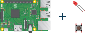 LED with Pushbutton in Raspberry Pi