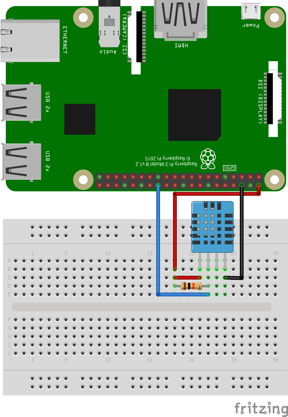 Dht11 Temperature And Humidity Sensor With Raspberry Pi Iotguider 3643