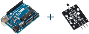 Interfacing Analog Temperature Sensor Module KY-013 in Arduino