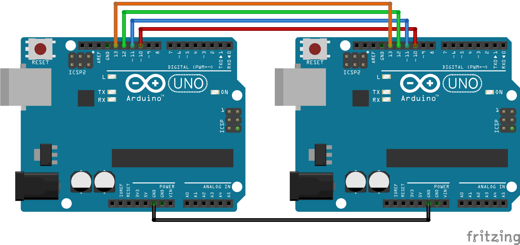 Circuit For Using Spi In Arduino Iotguider